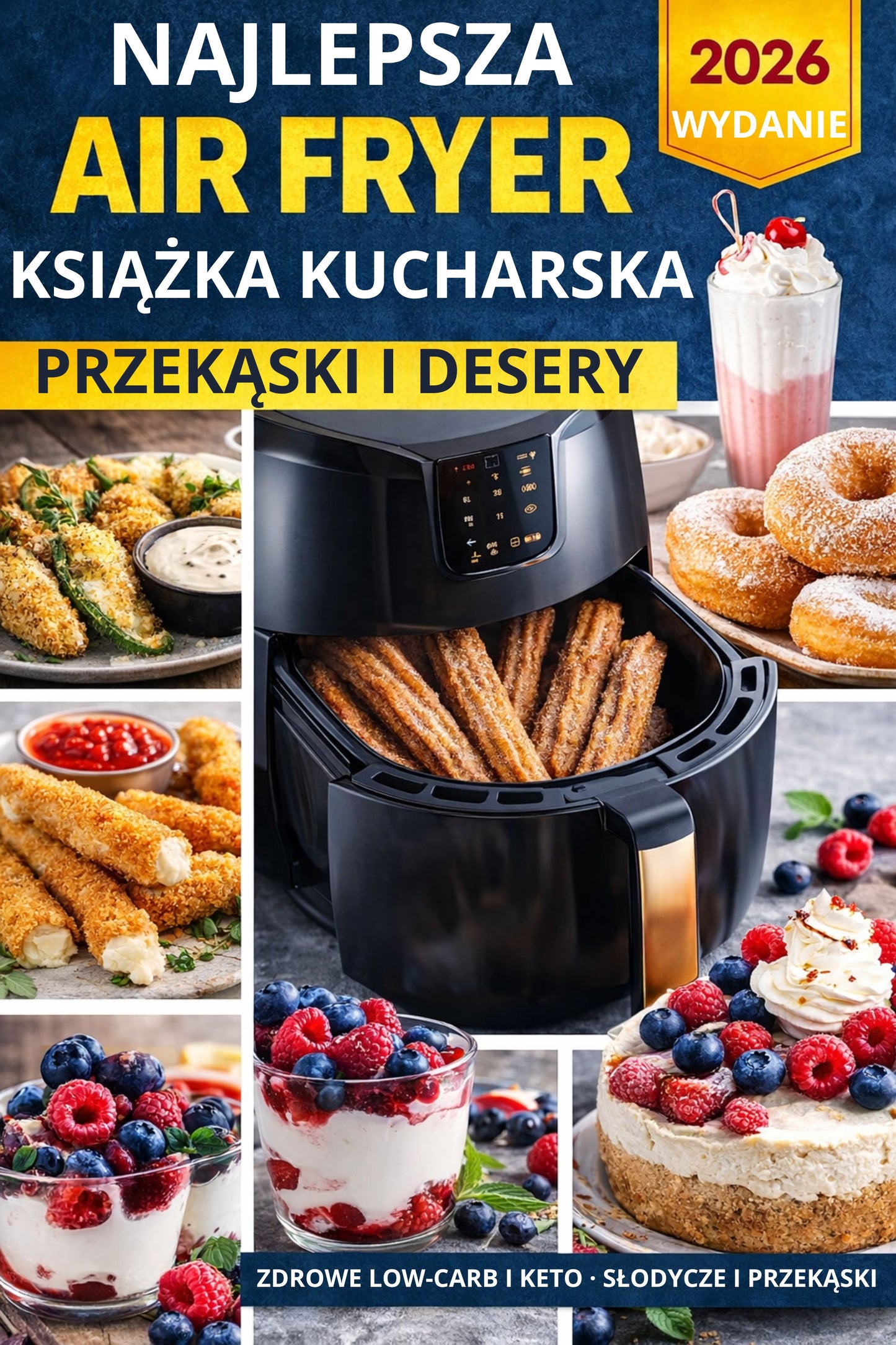 Najlepsza Książka z Przekąskami i Deserami do Air Fryer – Wydanie 2026